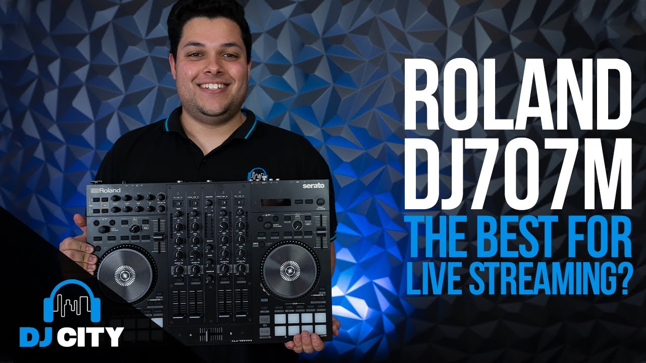 Roland DJ-707M - The BEST DJ Controller for Live Streaming?