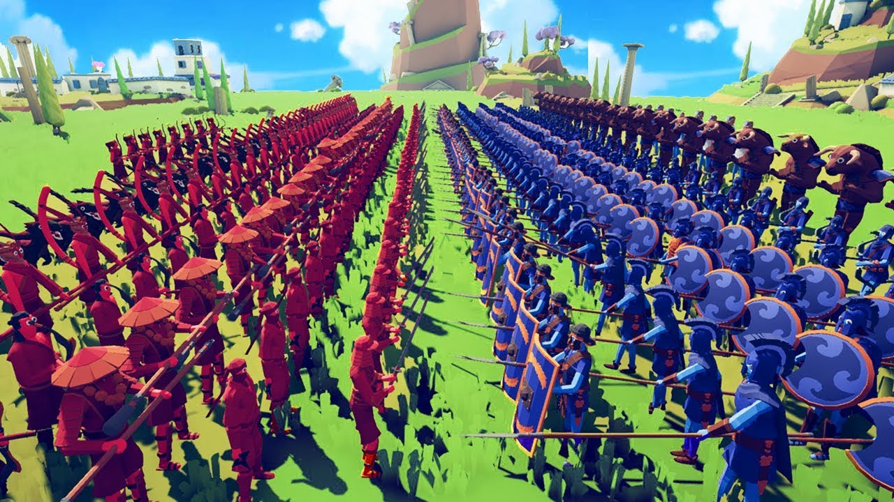 LA GUERRA MUNDIAL TOTAL - PARTE 1 | TOTALLY ACCURATE BATTLE SIMULATOR