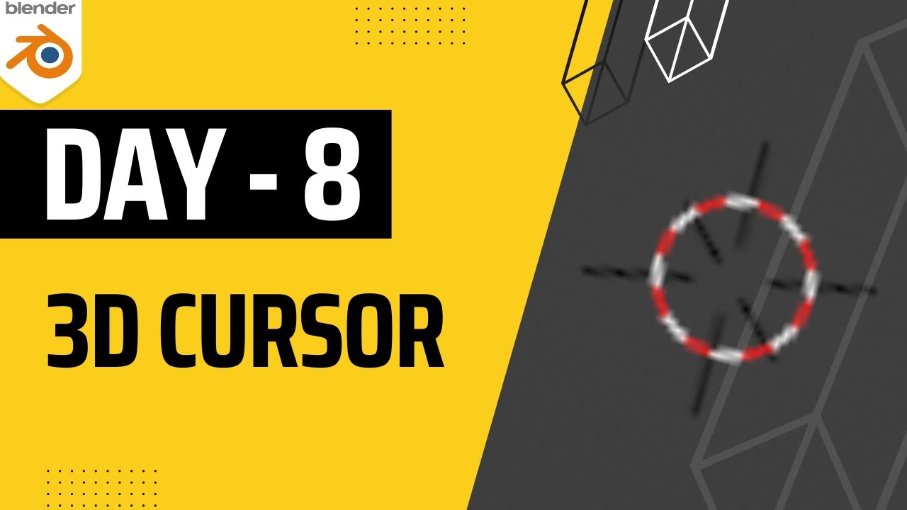 Mastering the 3D CURSOR: Essential Tips and Tricks for BLENDER 3D