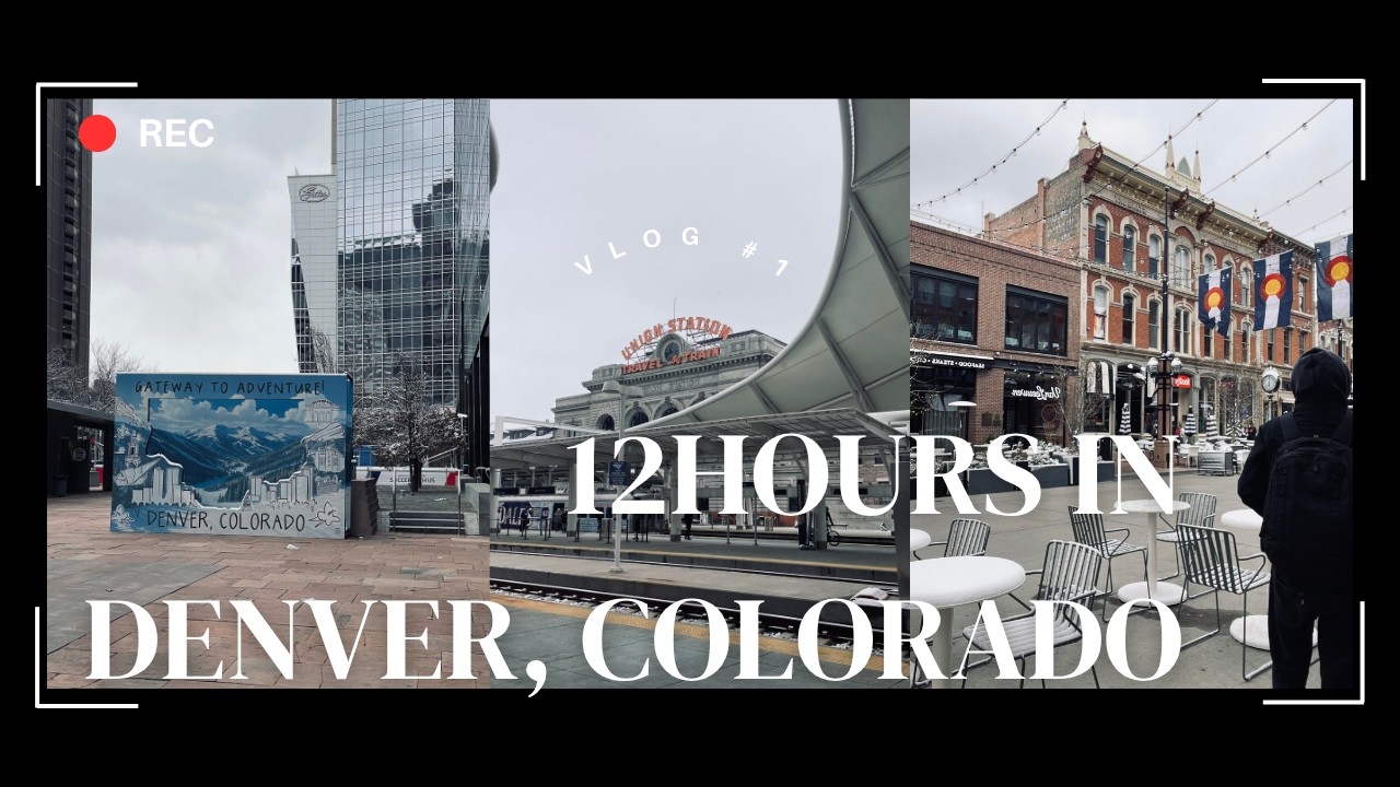 SOLO DAY IN DENVER, COLORADO || 1ST VIDEO BACK || 12HRS ALONE? || DEN AIRPORT SPOOKY?!? 