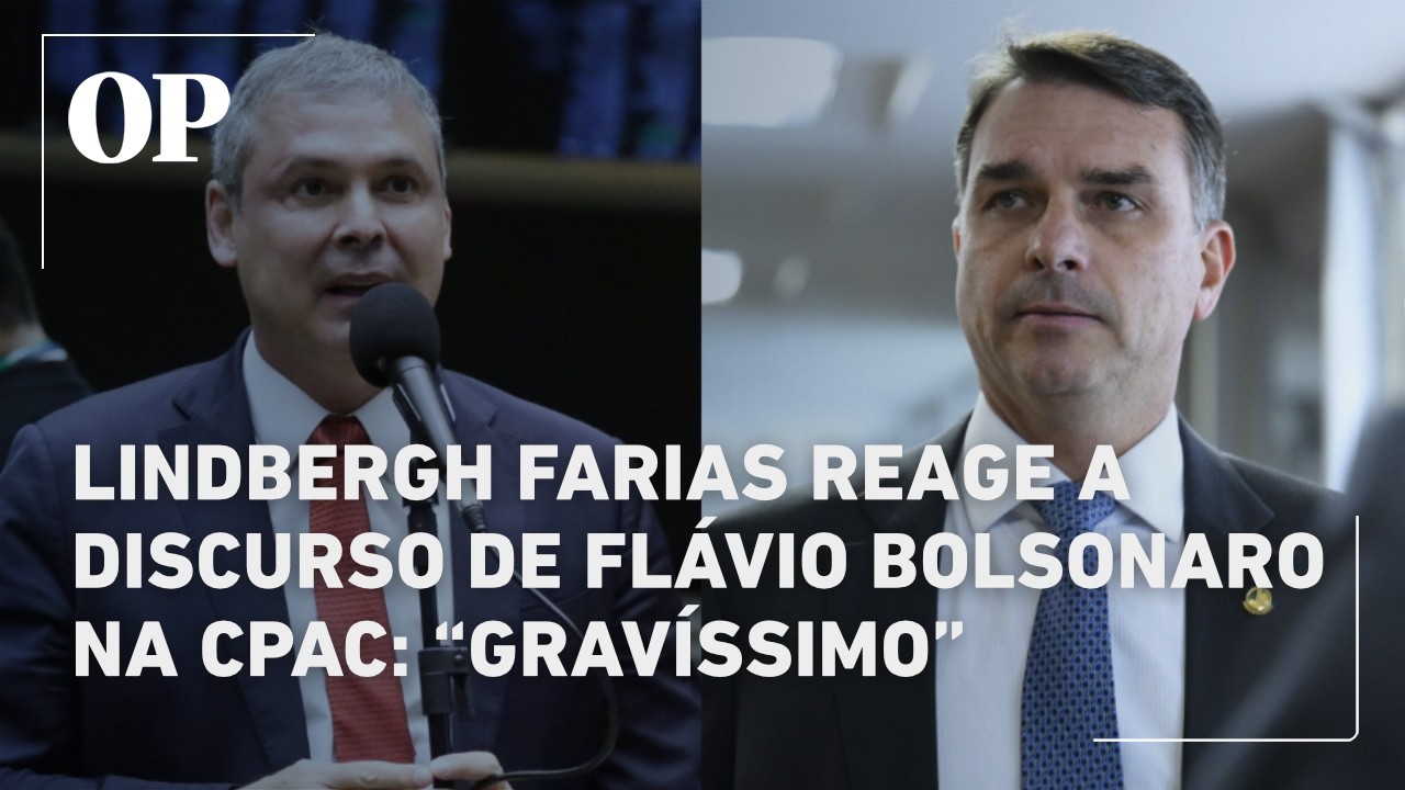 Lindbergh Farias reage a discurso de Fl&aacute;vio Bolsonaro na CPAC: &ldquo;Grav&iacute;ssimo&rdquo;