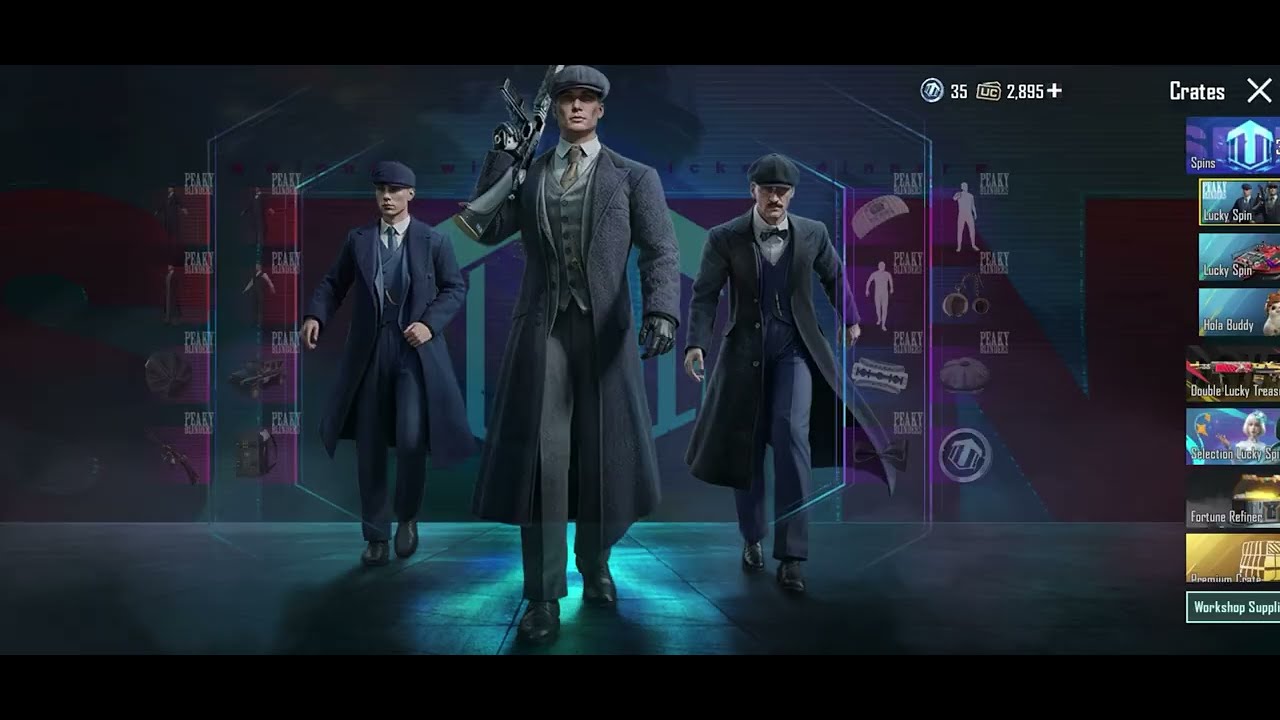 😱 BGMI x PEAKY BLINDERS LUCKY SPIN CRATE OPENING | BGMI | PUBG MOBILE