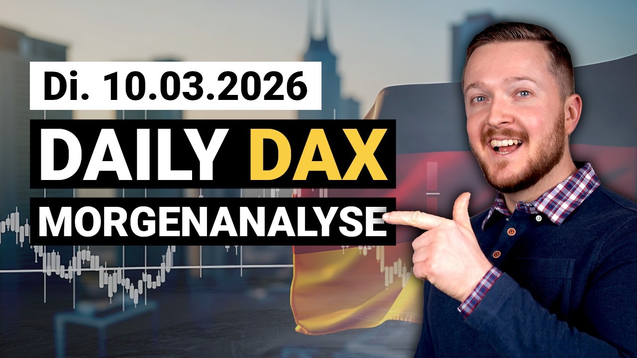 DAX schießt hoch! Wichtiger Widerstand erreicht! | DAX Analyse 10.03.2026 | Florian Kasischke