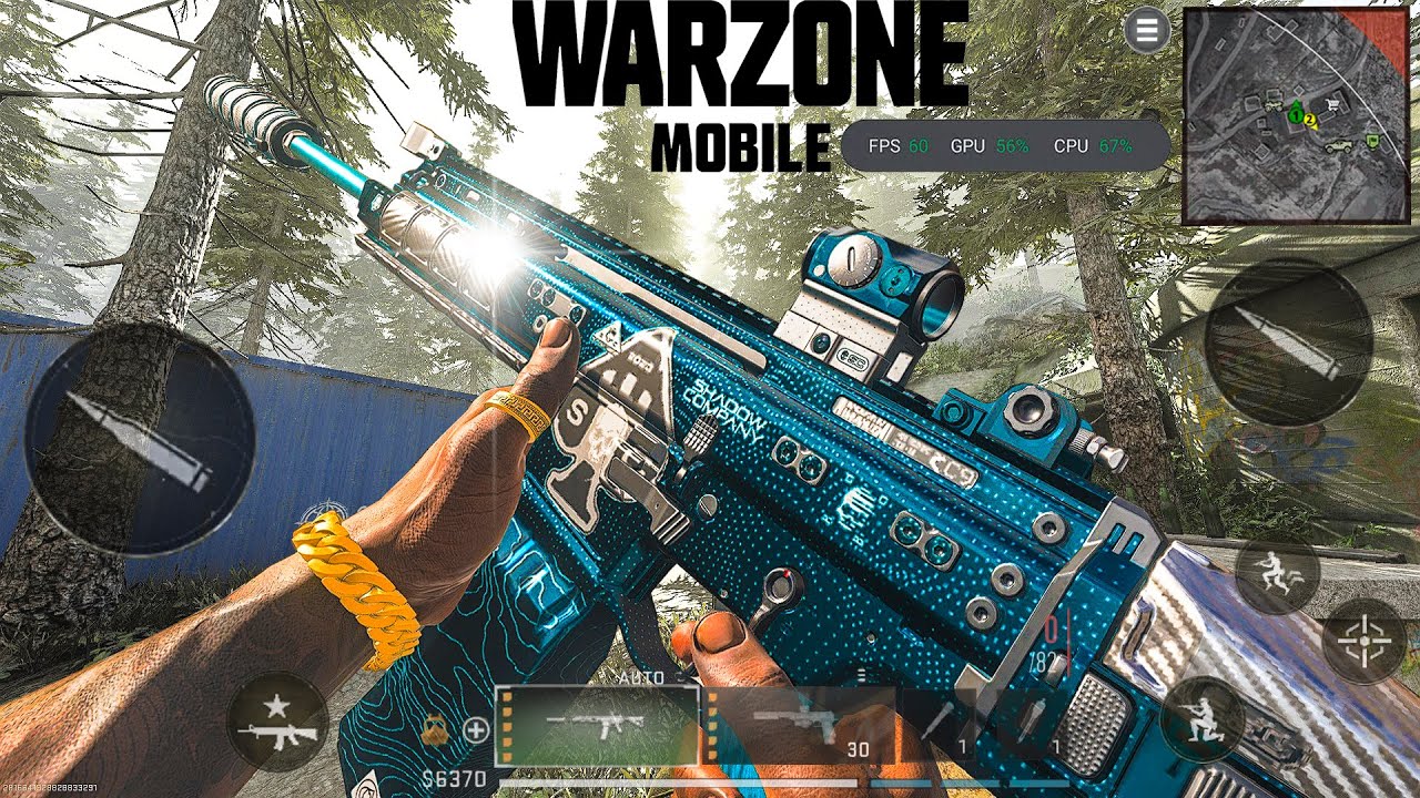 WARZONE MOBILE 60 FPS HIGH QUALITY GAMEPLAY