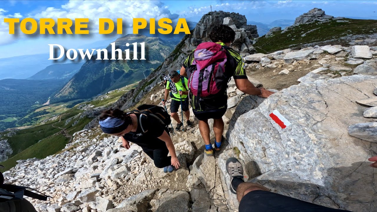 Techical Downhill Running In the Alps