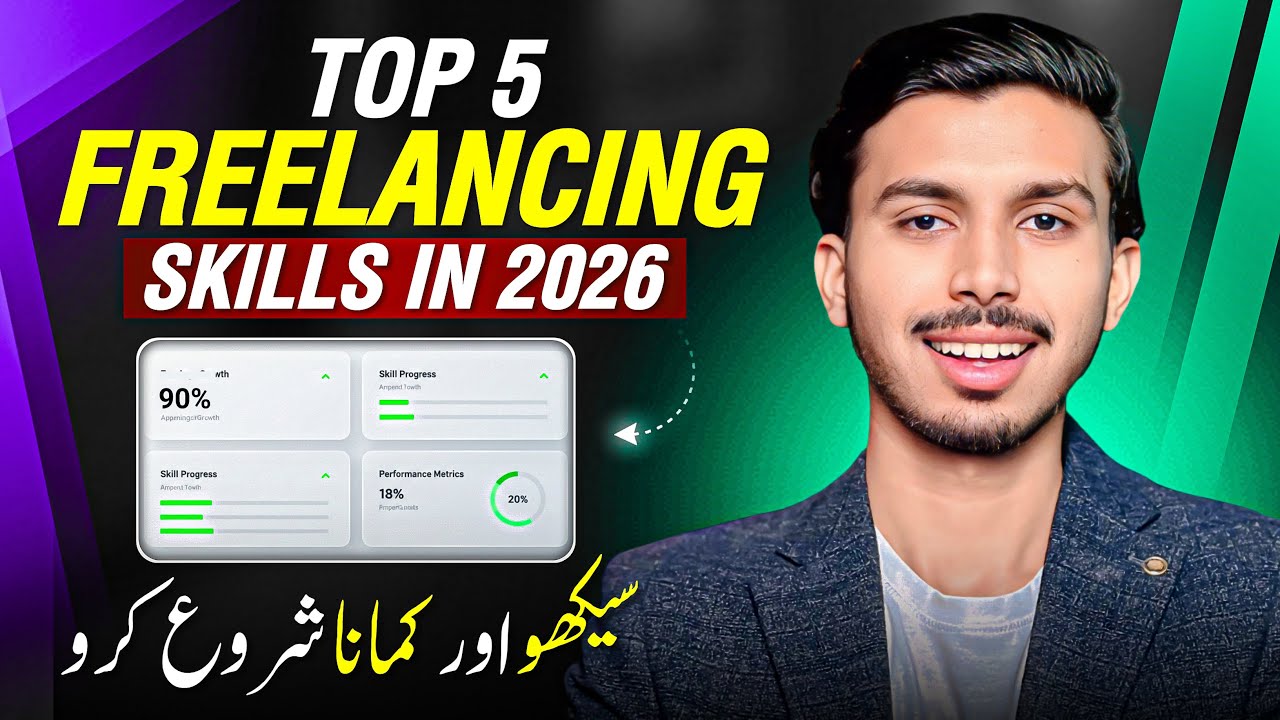 Top 5 Online Freelancing Skills for Beginners to Learn In 2026 | Work from Home 2026