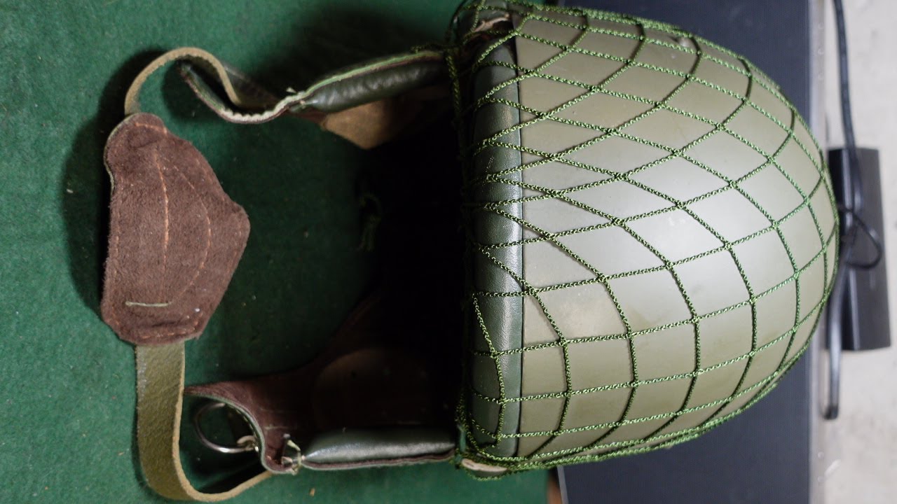 Polish & East German WZ63 Airborne Paratooper Cold War Helmet Overview