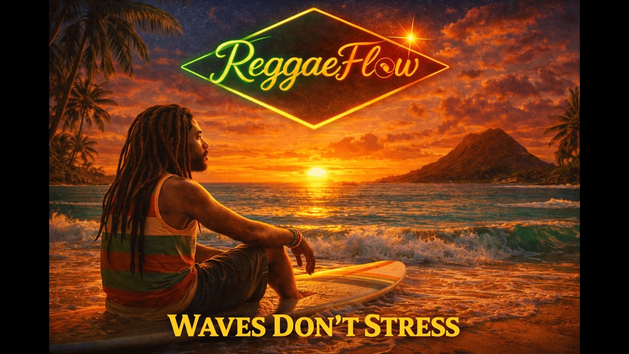 Waves Don’t Stress – Relaxing Reggae Beach Vibes (Lyrics)