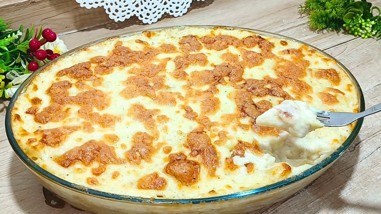 ضيفى المكون ده على البشاميل👌واتفرجى على جمال المكرونة بالبشاميل كريمى والطعم رووووعه🥰