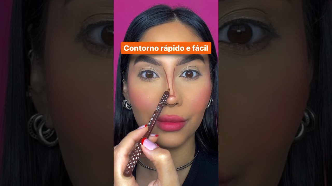 Contorno de nariz r&aacute;pido e f&aacute;cil