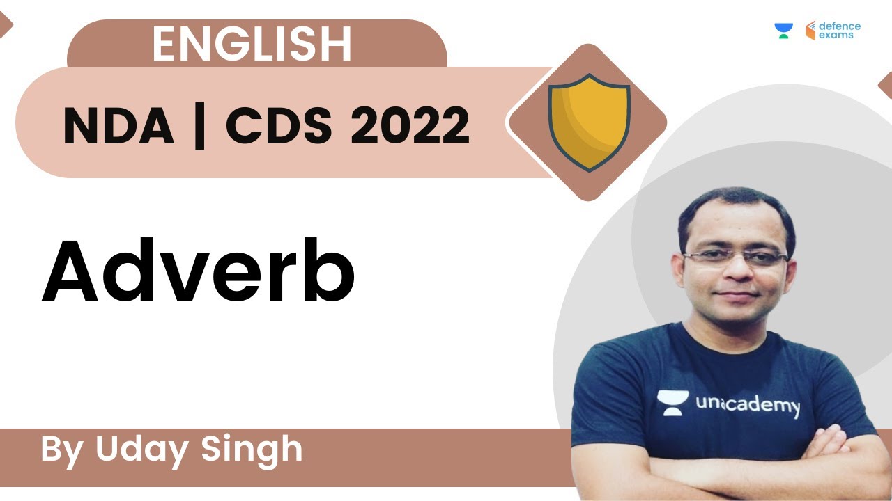 Adverb | NDA/CDS 2022 | Uday Singh | Wifistudy Defence Exam