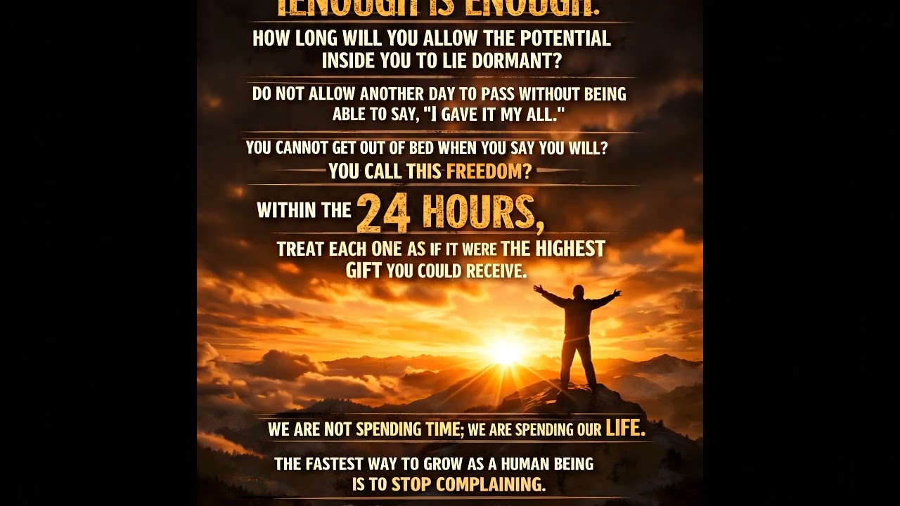 24 Hours To Change Your Life: No Excuses, Only Discipline (Motivation & Focus)
