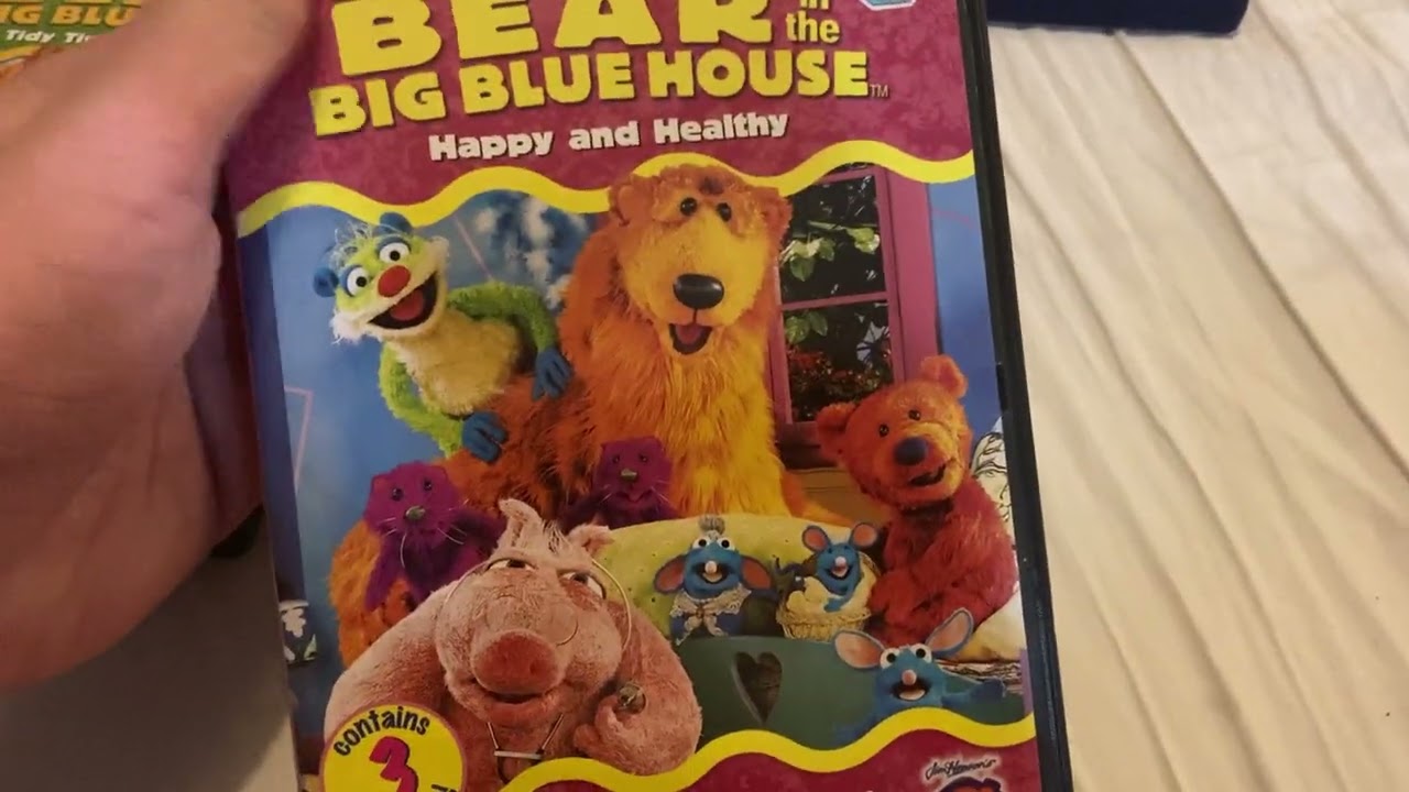 My DVD UPDATE (90) 3 Bear In The Big Blue House DVDs (“Everybody In The Tub 🛀🛁/Trashin’ The Camp”)