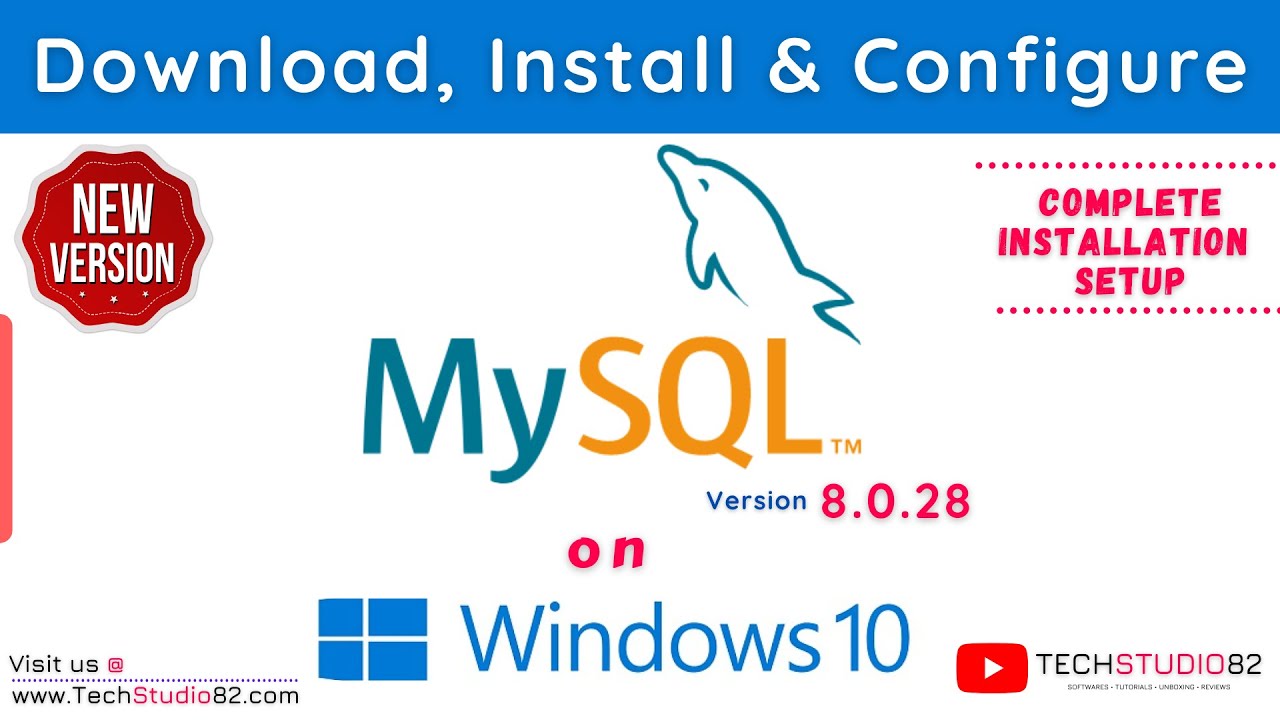 Как установить базу данных MySQL на Windows 10 | Скачать и настроить | Установить MySQL WorkBench