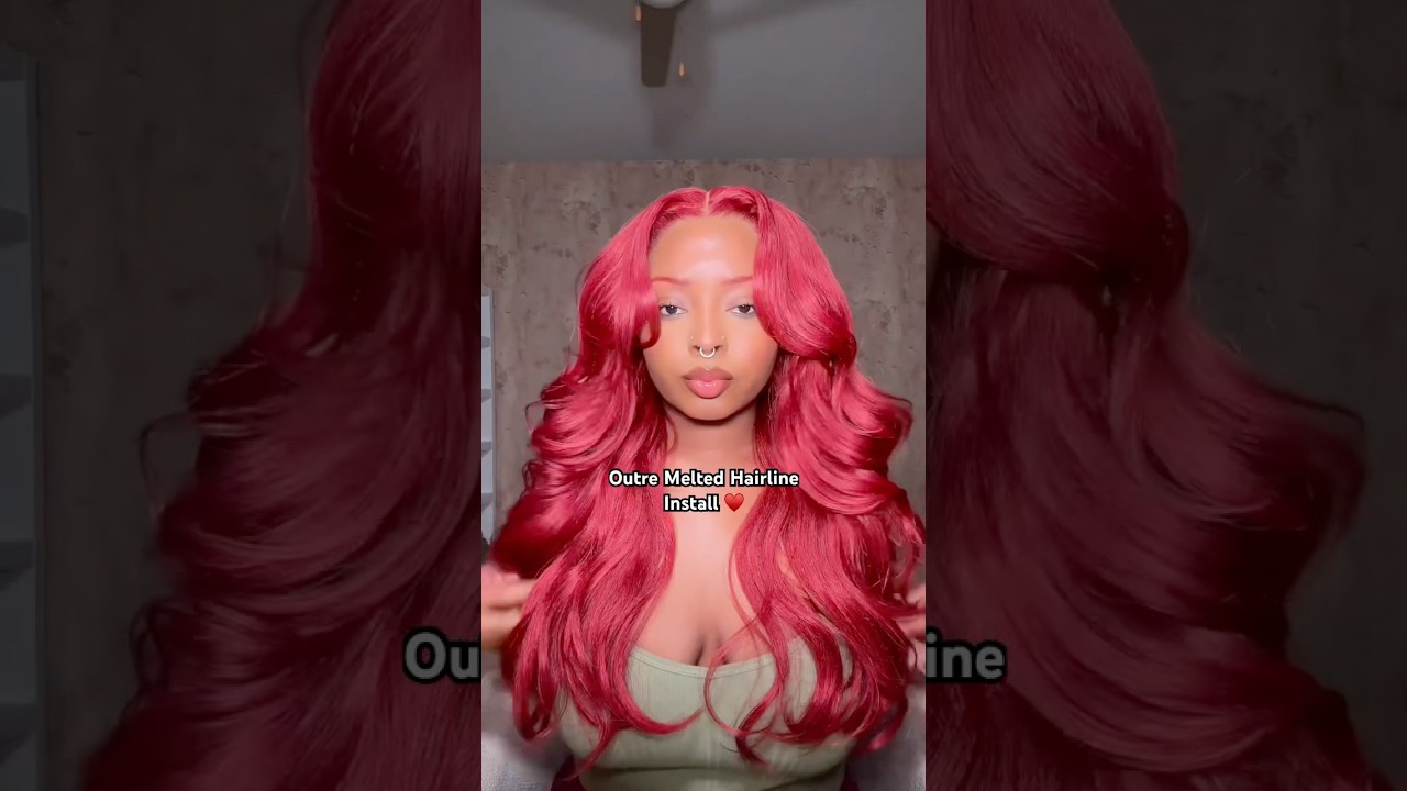 Outre Melted Hairline Series Elara &ldquo;Red Velvet &hearts;️&rdquo; Install | Subscribe for More | #syntheticwigs