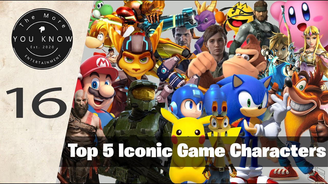 Top 5 Most Iconic Video Game Characters of All Time | The More You Know
