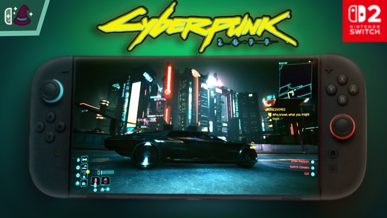 Cyberpunk 2077 on Switch 2 looks INSANE
