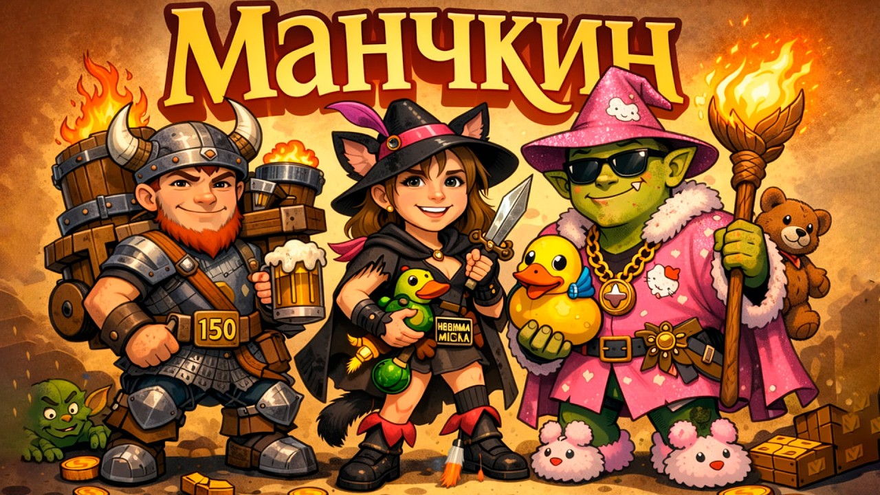 Самая грязная партия в Манчкин: режим анархии