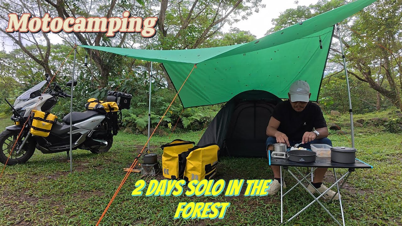 Motocamping Alone in the Forest @Kubli Farm, Arts and Nature Camp.