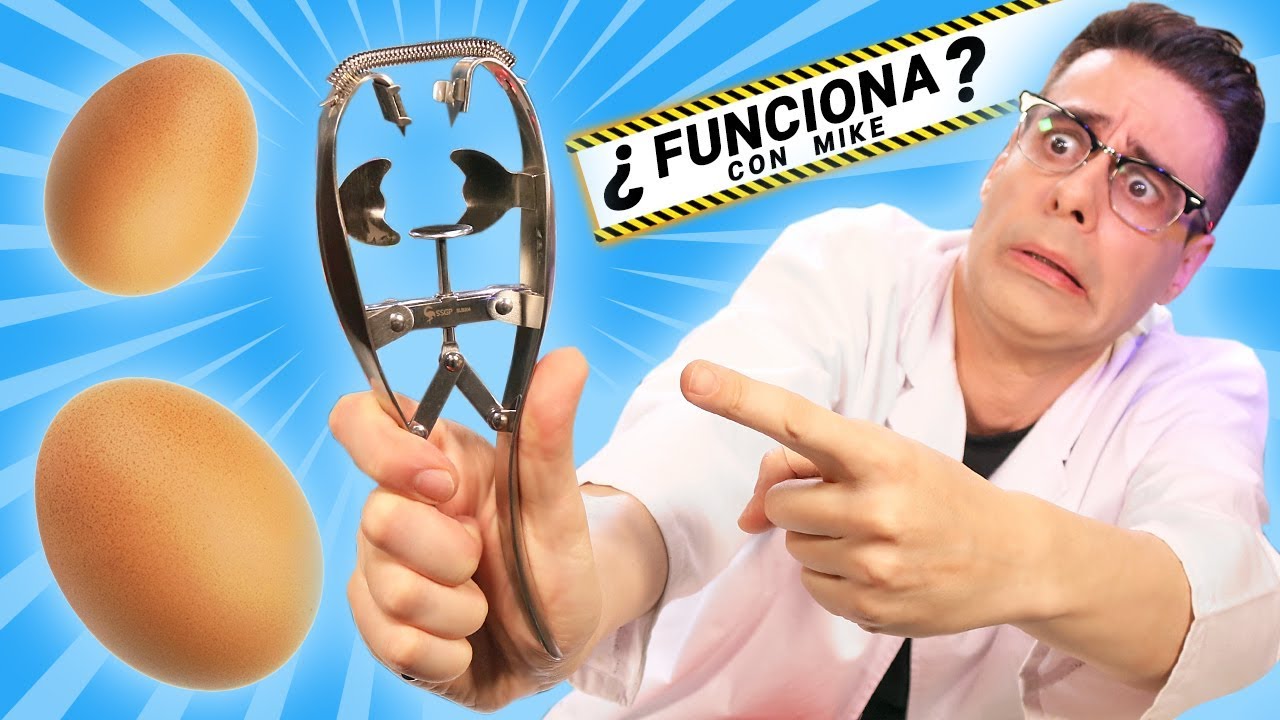 PRUEBO 7 INVENTOS EXTRAÑOS para ROMPER HUEVOS ¿Funciona con Mike?