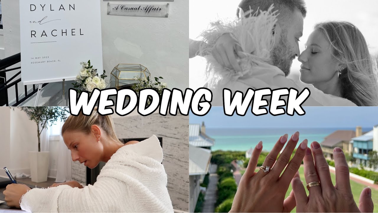 vlog: WEDDING WEEK | wedding prep + makeup trial + writing my vows
