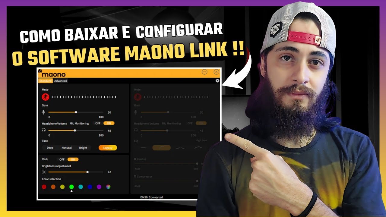 Como Baixar e Configurar o MAONO LINK | Tutorial Completo (Passo a Passo)