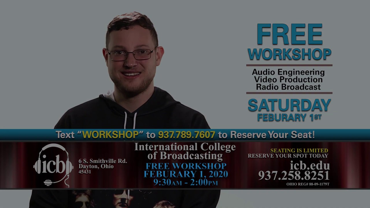 Audio Engineering, Radio Broadcast or Video Production- Learn More at Our Free Workshop