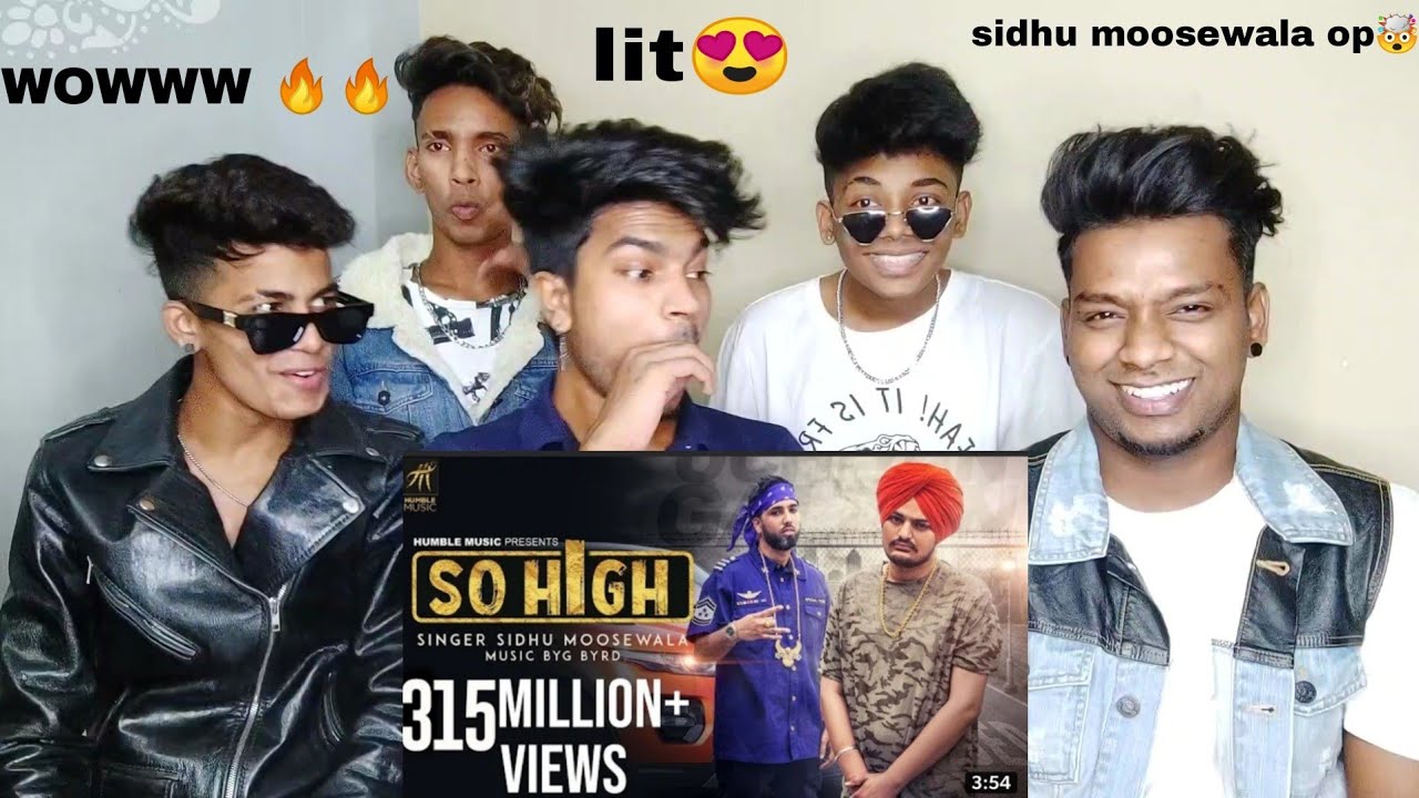 SO HIGH | SIDHU MOSSEWALA *Reaction*