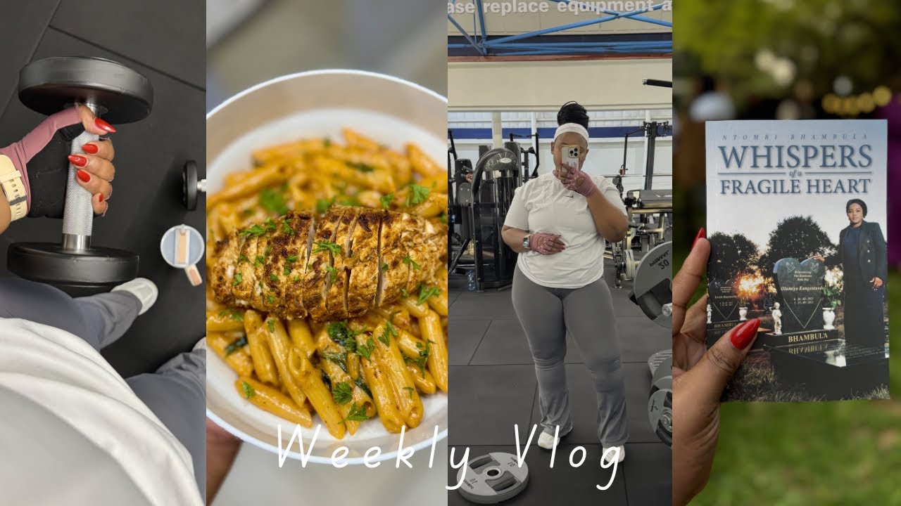 #weeklyvlog | Days in my life🤍 | Attending a book launch | Cooking | Gym | #southafricanyoutuber 