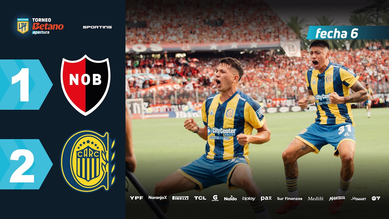 NEWELL'S 1 - 2 ROSARIO CENTRAL I Resumen del partido | 