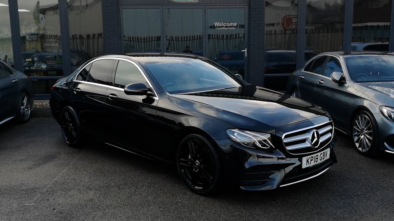 2018 18 MERCEDES-BENZ E-CLASS 2.0 E 220 D AMG LINE 4D 192 BHP KP18GBV
