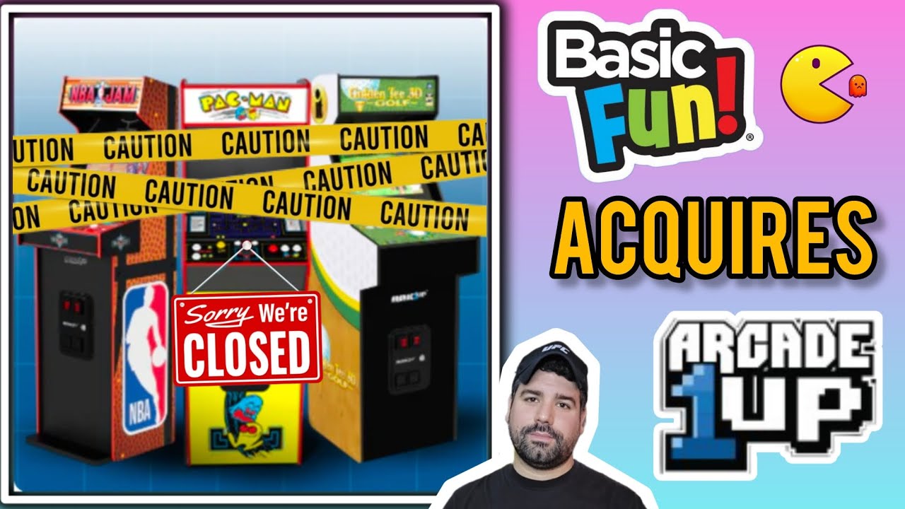 Basic Fun! Acquires Arcade1Up...My Thoughts On The Sale