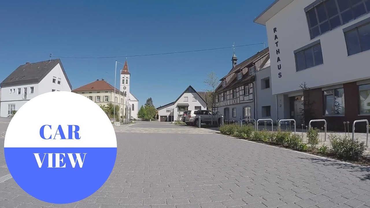 CAR VIEW: Von Stahringen nach Eigeltingen in GERMANY