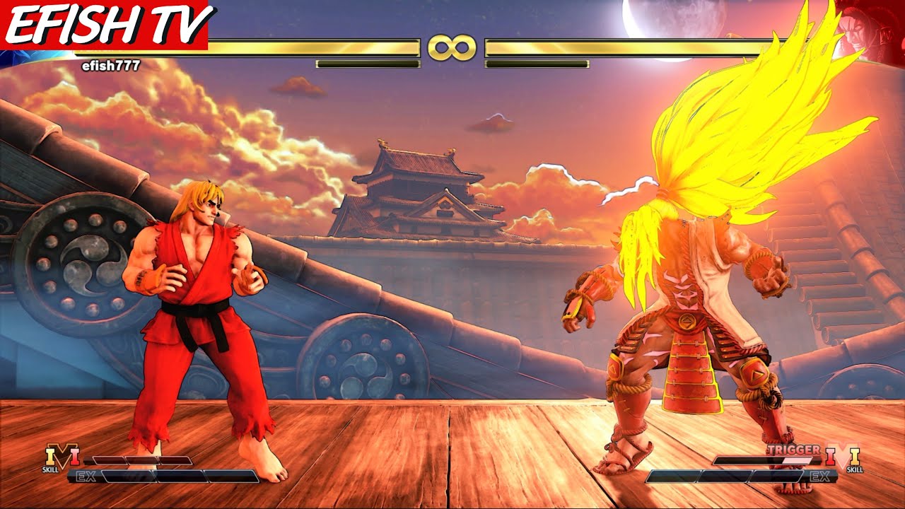 Ken vs CPT Necalli (Hardest AI) - STREET FIGHTER V