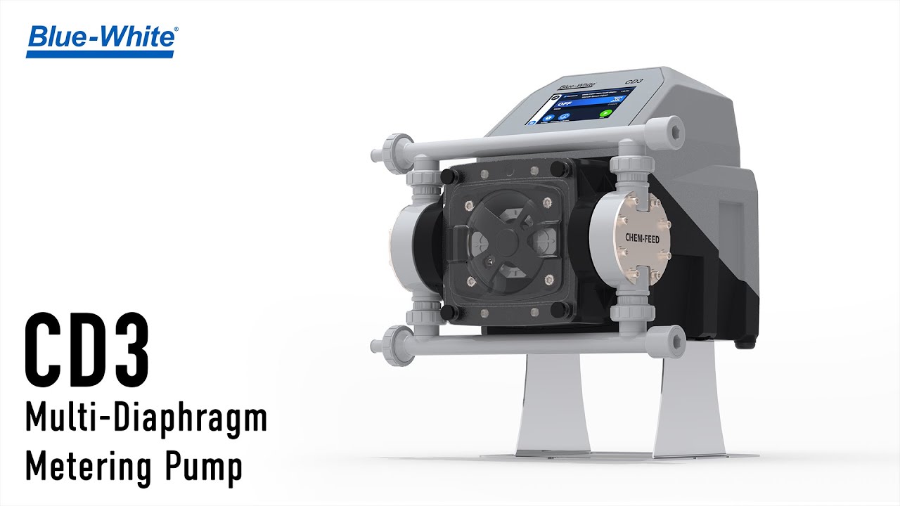 The CHEM-FEED&reg; CD3 - Multi-Diaphragm Metering Pump