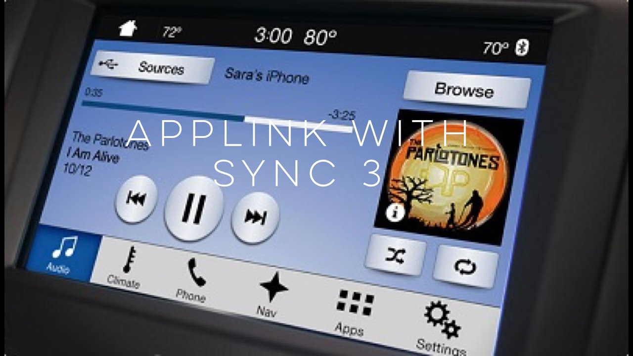 How to use AppLink with SYNC 3