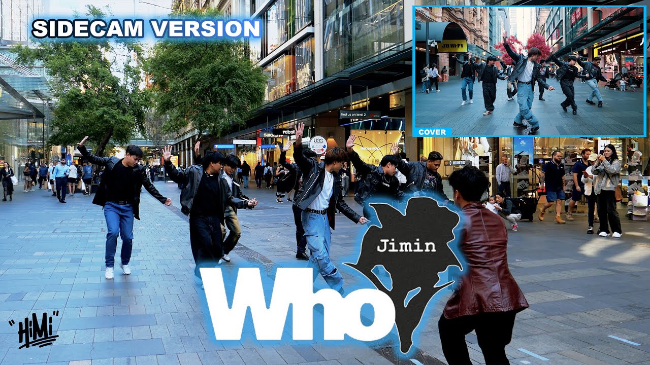 [KPOP IN PUBLIC | ONE TAKE] JIMIN (지민) - WHO 360° DANCE COVER (SIDECAM) by HIMI CREW (Australia)