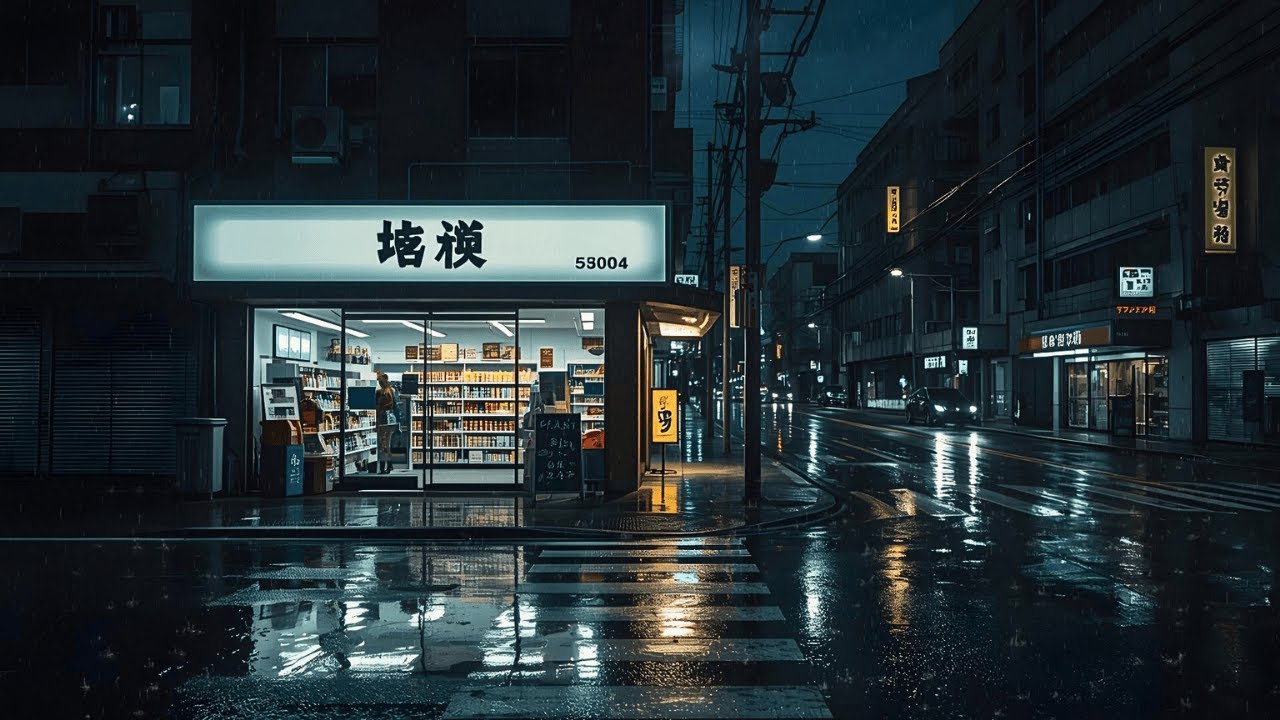 Midnight Tokyo Lofi 🌧️ Tokyo After Midnight | Rainy Lofi Sleep Music for Late Night Stud