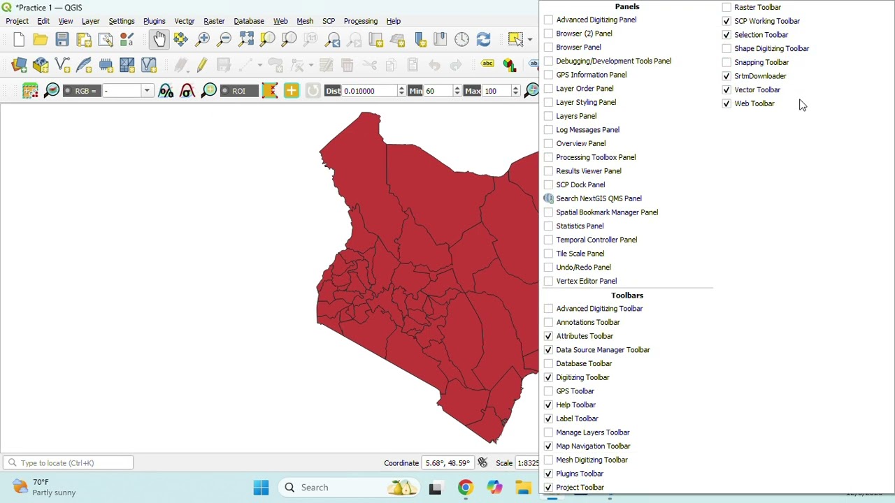 Introduction in QGIS