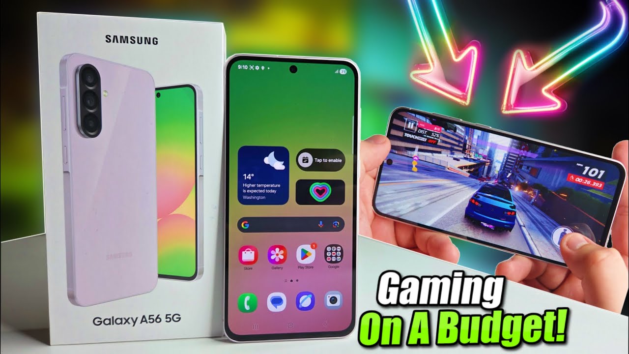 Бюджетный гейминг: обзор Samsung Galaxy A56