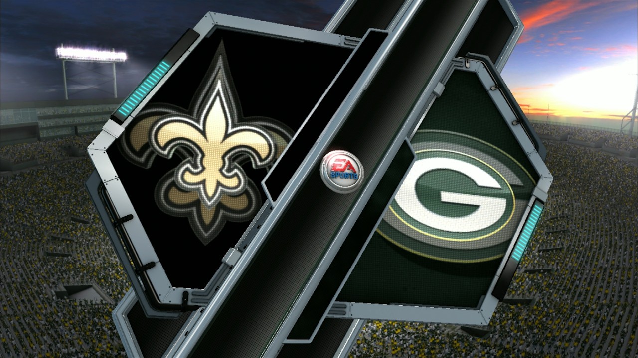 Madden 12 – New Orleans Saints @ Green Bay Packers | Week 1 Primetime (CPU vs CPU Simulation)
