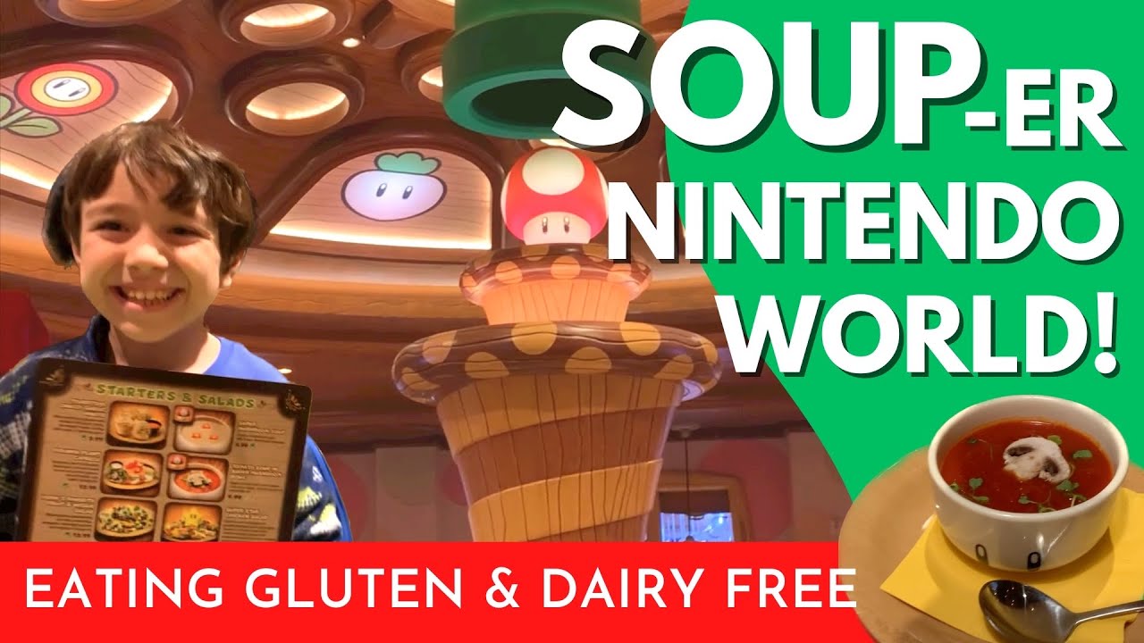 Toadstool Cafe Review at Super Nintendo World - Gluten Free, Vegan Universal Studios Top Tips!