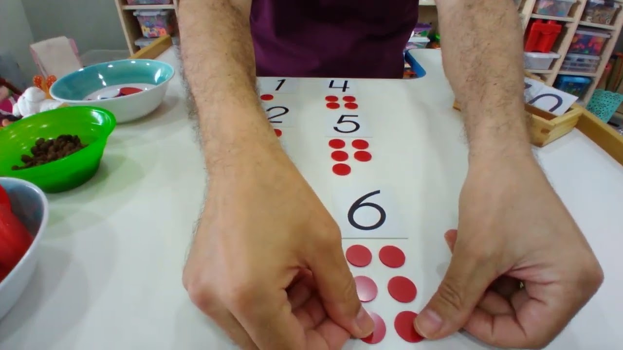Conhecendo os tentos - Material Montessoriano - Primeira parte