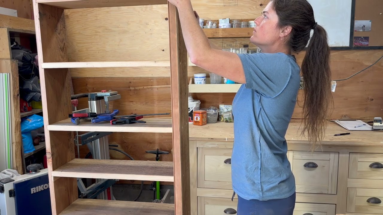 Building Custom Made Canning Shelves with Reclaimed Wood!!