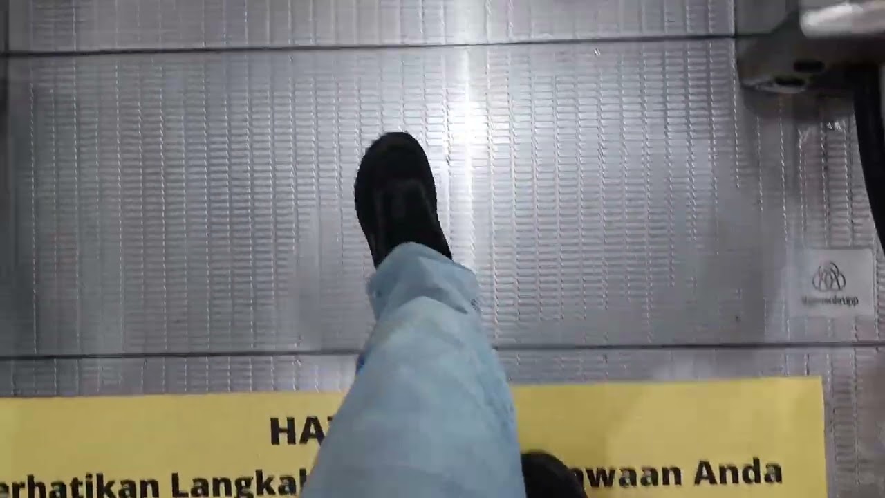 Thyssenkrupp Escalator At Bumi Sriwijaya Station, Palembang