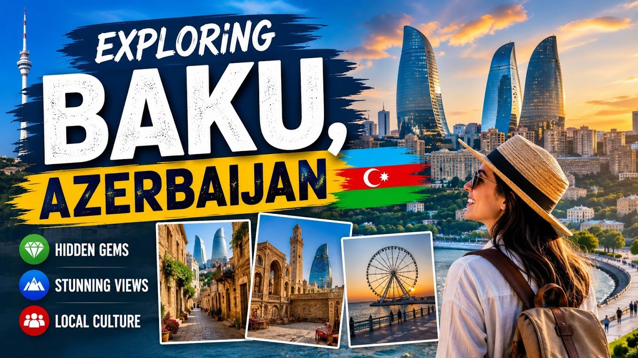 Exploring Baku, Azerbaijan: Hidden Gems, Stunning Views & Local Culture!