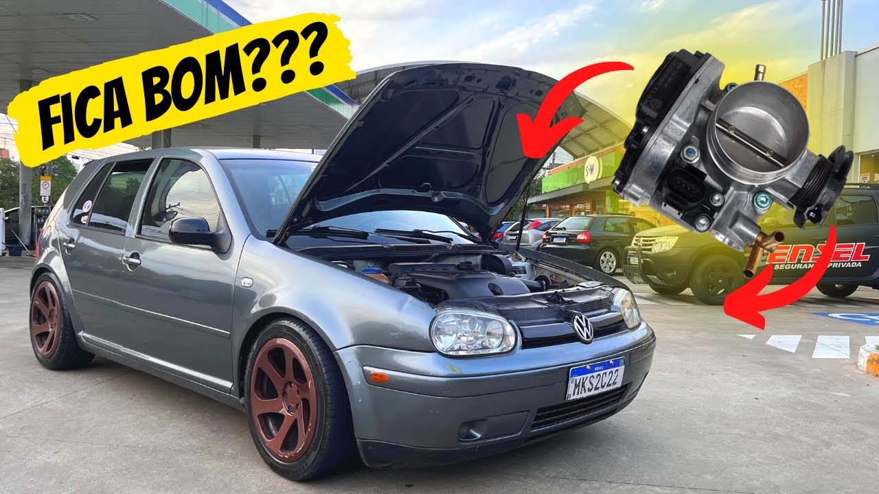 COLOCAMOS A TBI DE UM A3 1.8 20v ASPIRADO EM UM GOLF MK4 1.6SR !!! SERÁ QUE FICA BOM??? VALE A PENA?