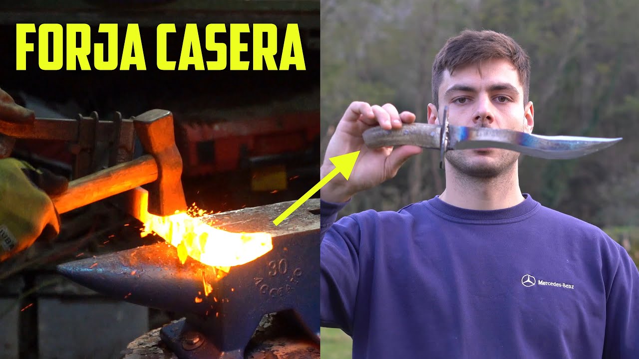 FABRICAMOS UNA FORJA Y FORJAMOS NUESTRO PROPIO CUCHILLO