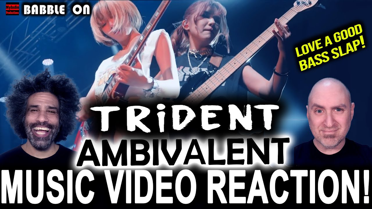 TRIDENT - AMBIVALENT Music Video Reaction (Japanese Rock Trio) #jrock #trio #babbleon #awesome 🤘😁🤘