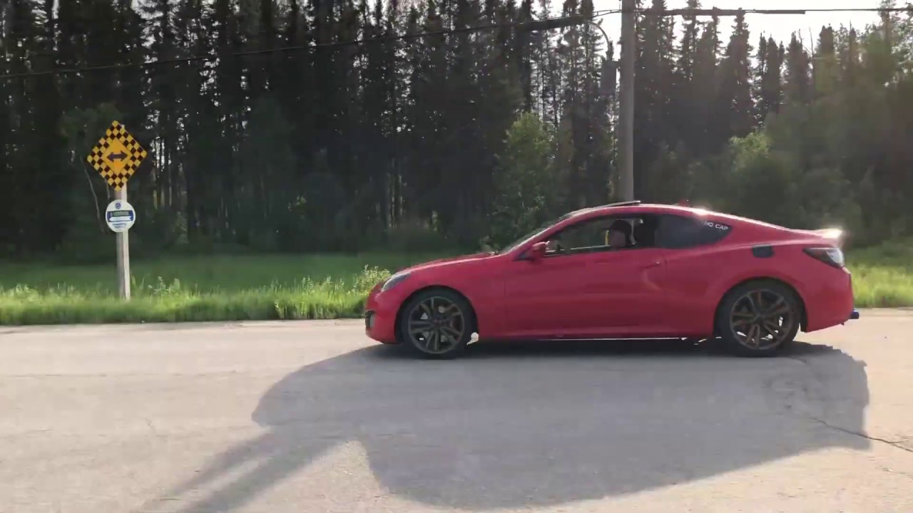 Hyundai Genesis Coupe 3.8L Straight Pipe Exhaust